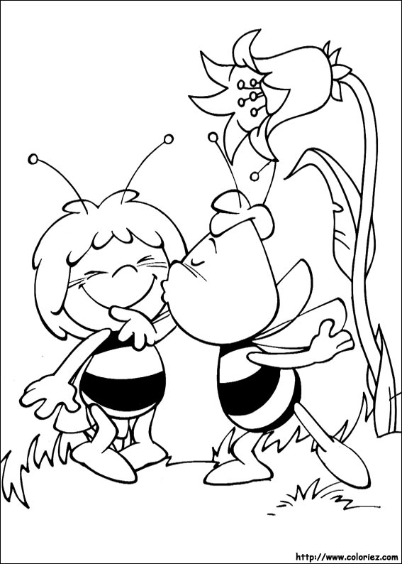 Maya the Bee coloring picture